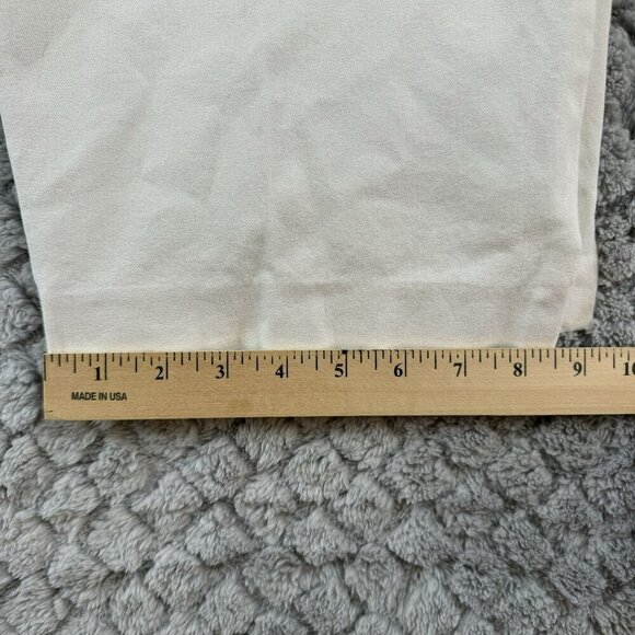Lauren Ralph Lauren White Womens Capri's Size 16 side slit LRL EUC - Picture 7 of 9